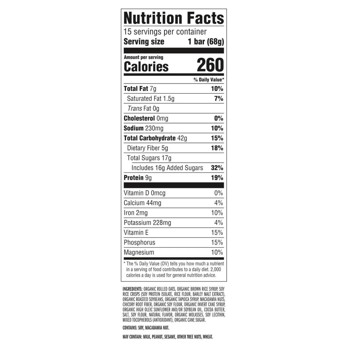 CLIF BAR Protein Energy Bars White Chocolate Macadamia Nut 15ct (36oz/1021g) | Sustained Energy for Active Bodies - view 6