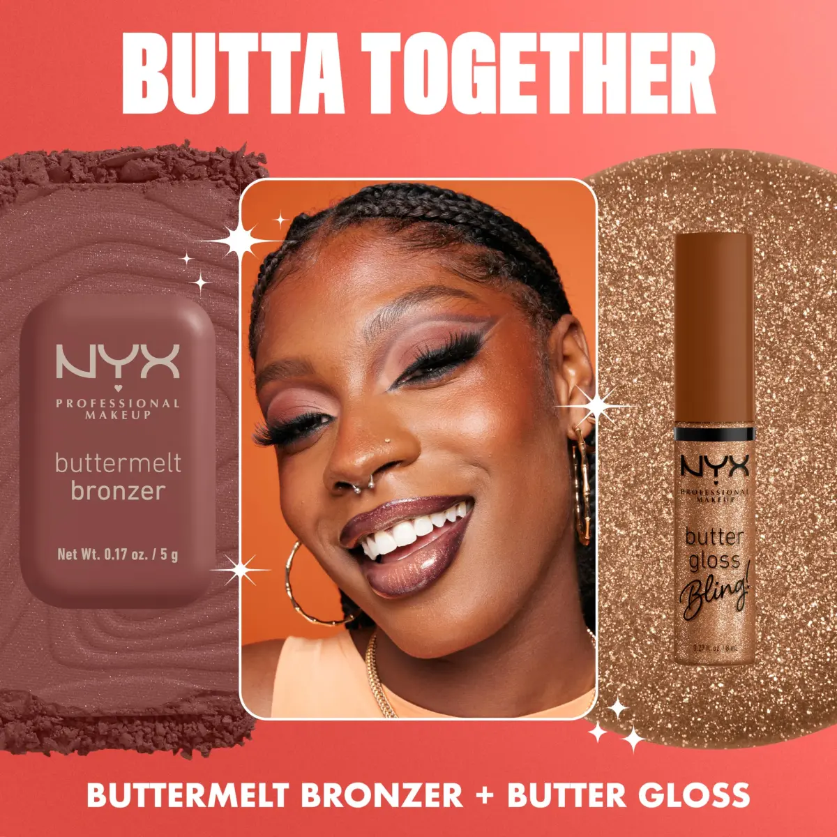 NYX PROFESSIONAL MAKEUP Butter Gloss Bling Lip Gloss, Hustla (7.65 ml / 0.27 Fl Oz) | Vegan & Non-Sticky Shine - view 7