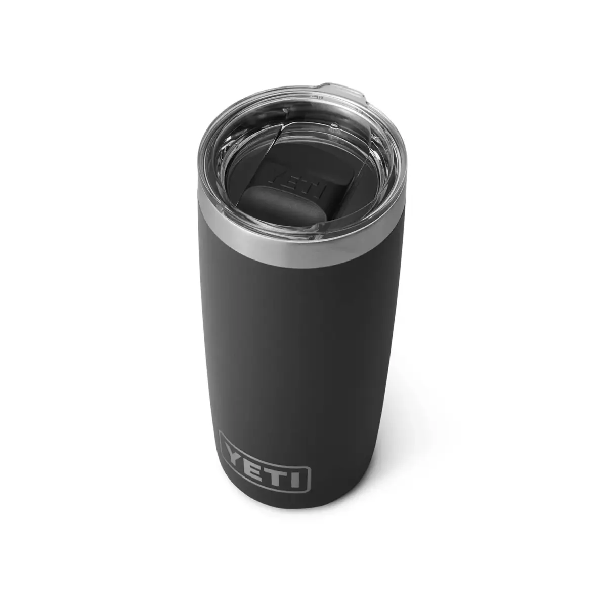 YETI Rambler 10 oz Tumbler, Stainless Steel, Vacuum Insulated with MagSlider Lid, Black | 295ml (10 fl oz) - main product image