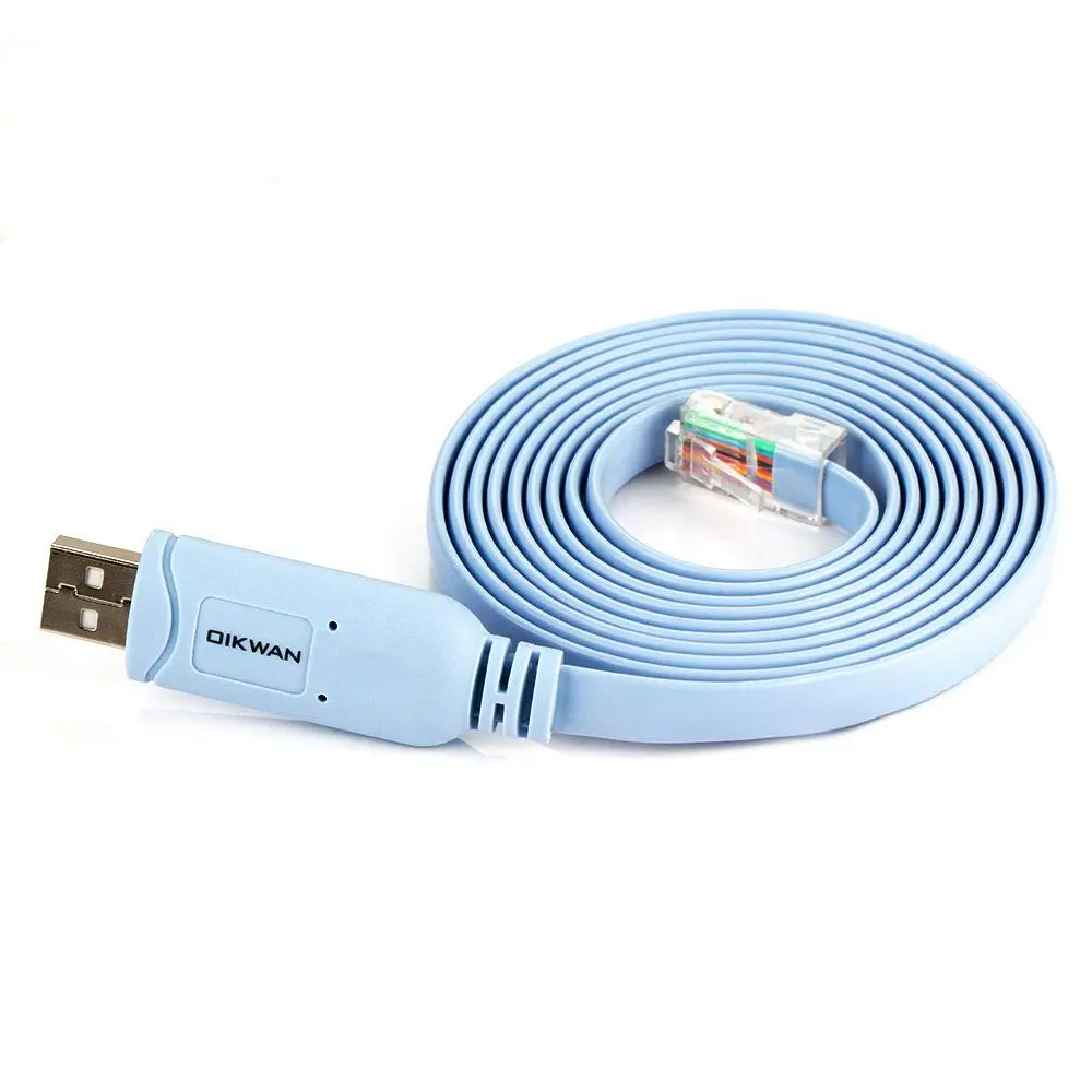 OIKWAN USB to RJ45 Console Cable 6 ft 2 Pack | Essential Tool for Network Device Configuration - view 7