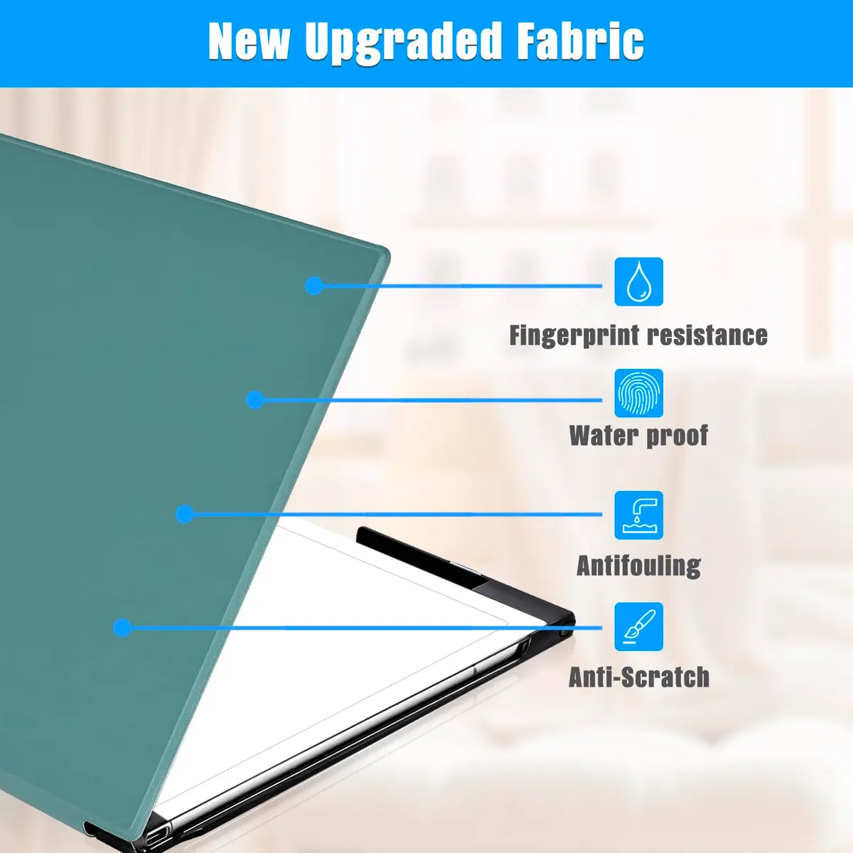 QIOFEARTH Case for Remarkable 2 Paper Tablet 10.3" 2020 | Slim Protective Cover with Pen Holder - view 4