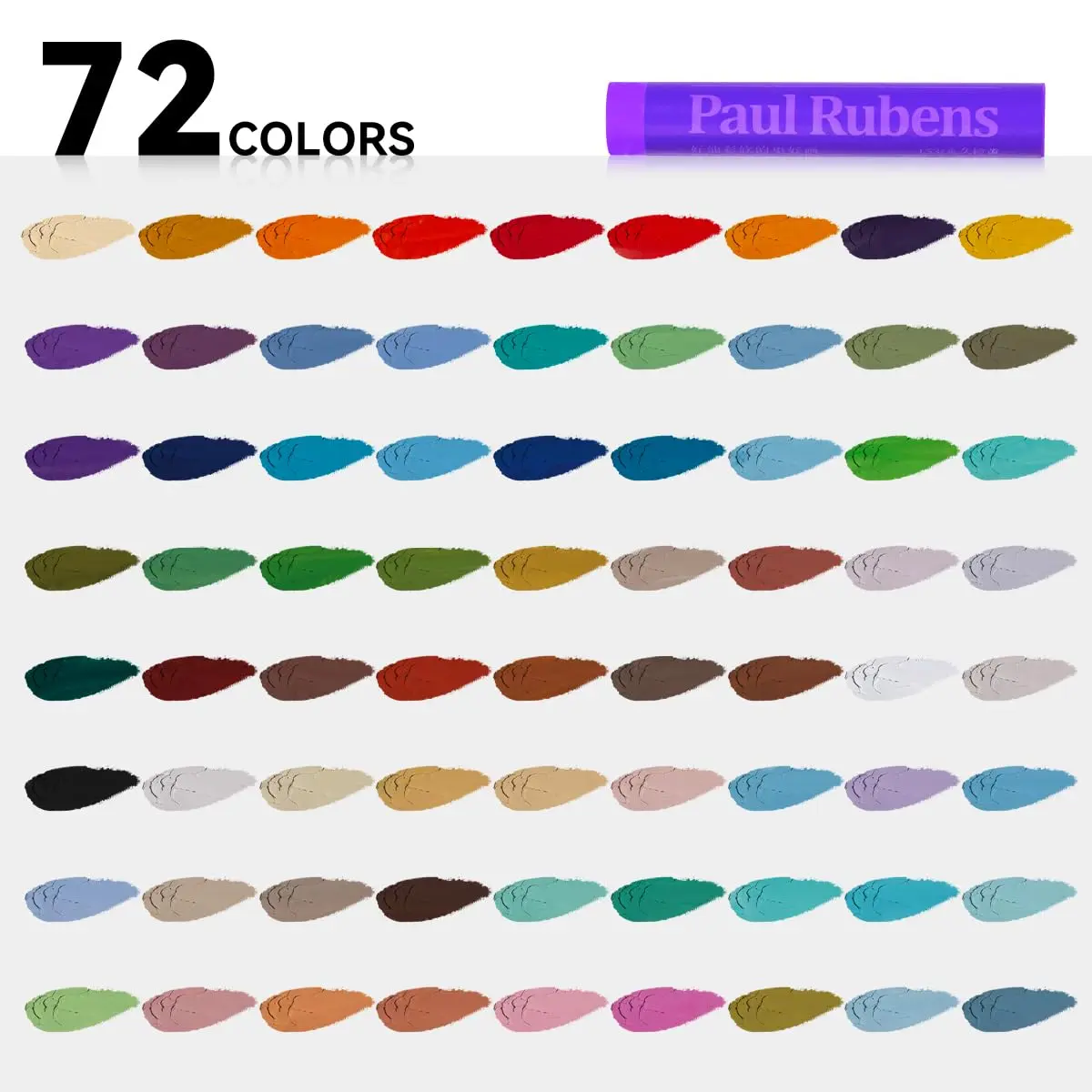Paul Rubens Oil Pastels for Artists, 72 Landscape Colors | Vibrant & Creamy, Soft Oil Pastels for Sketching & Painting - view 4