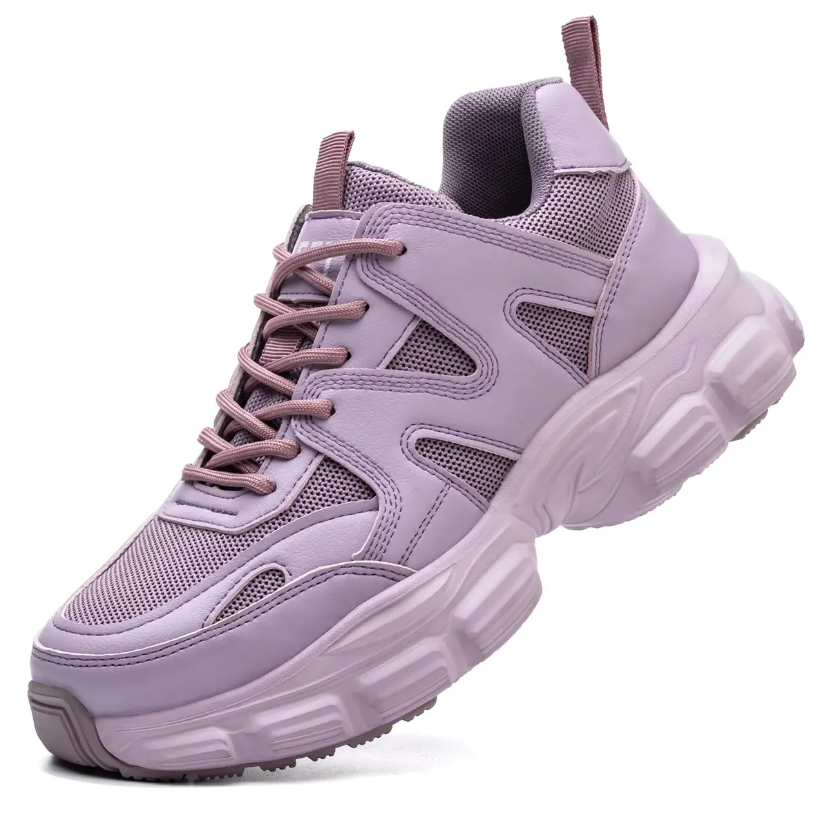Hogent Steel Toe Shoes for Men & Women, Purple Work Shoes, 2.27 kg (5 lb) | Safety Toe Protection - main product image