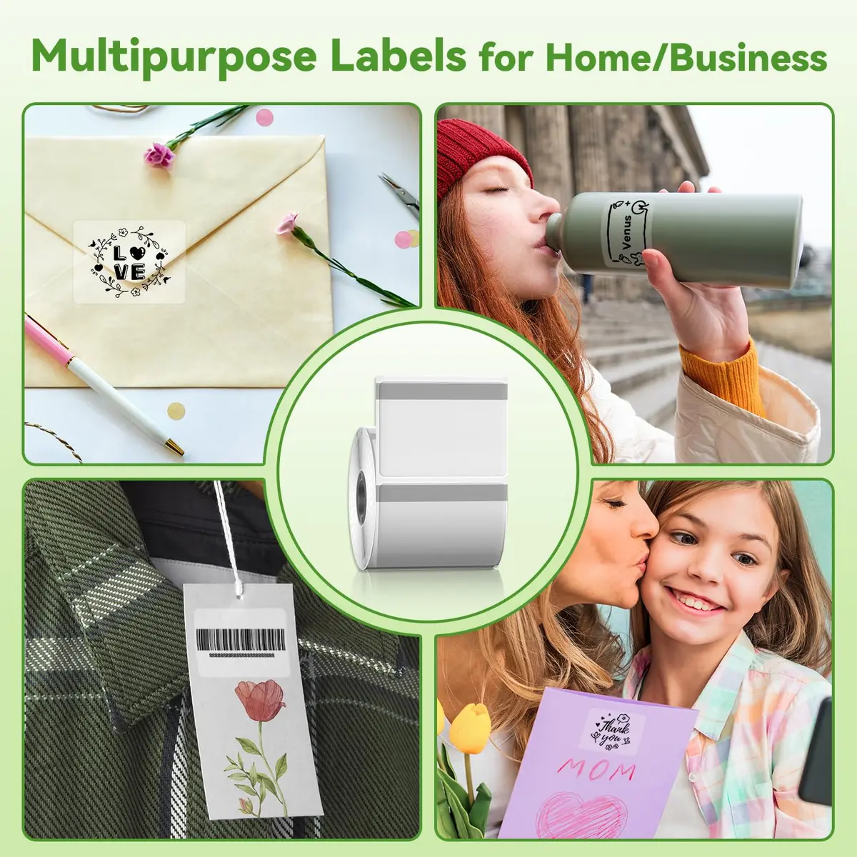 Phomemo Transparent Thermal Labels 230PCS | Waterproof, Oil-Resistant, Compatible with M110/M220 - view 6