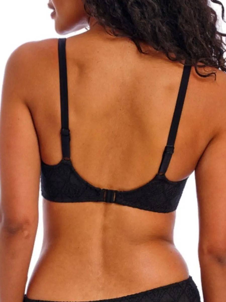 Freya Swim Nomad Nights Underwire Sweetheart Bikini Top | Supportive, Boho Crochet Overlay, UK Sizing (70-120c) - view 2