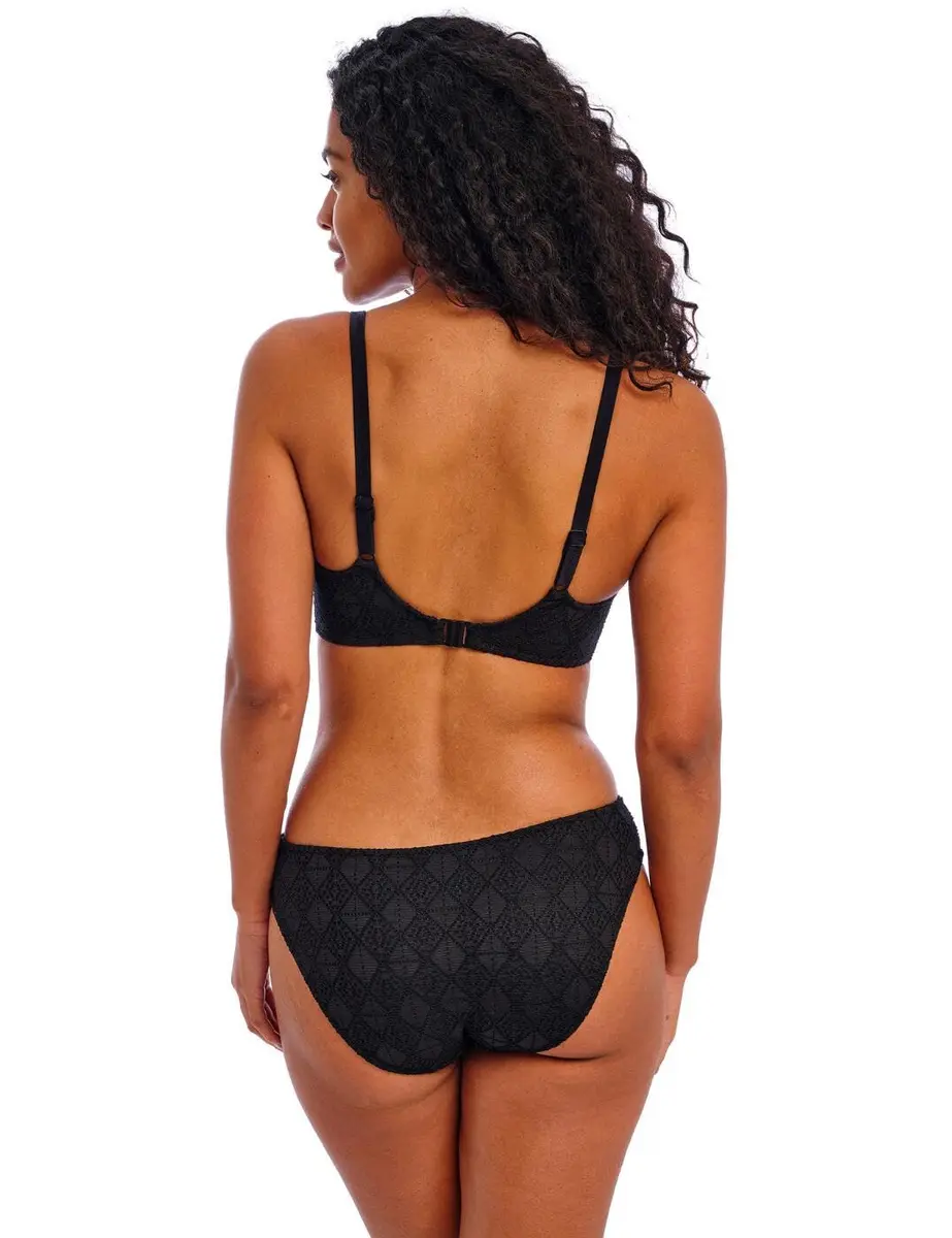 Freya Swim Women's Nomad Nights Bikini Bottom | Flattering Low Rise, Black, Polyester Blend (Large) - view 7