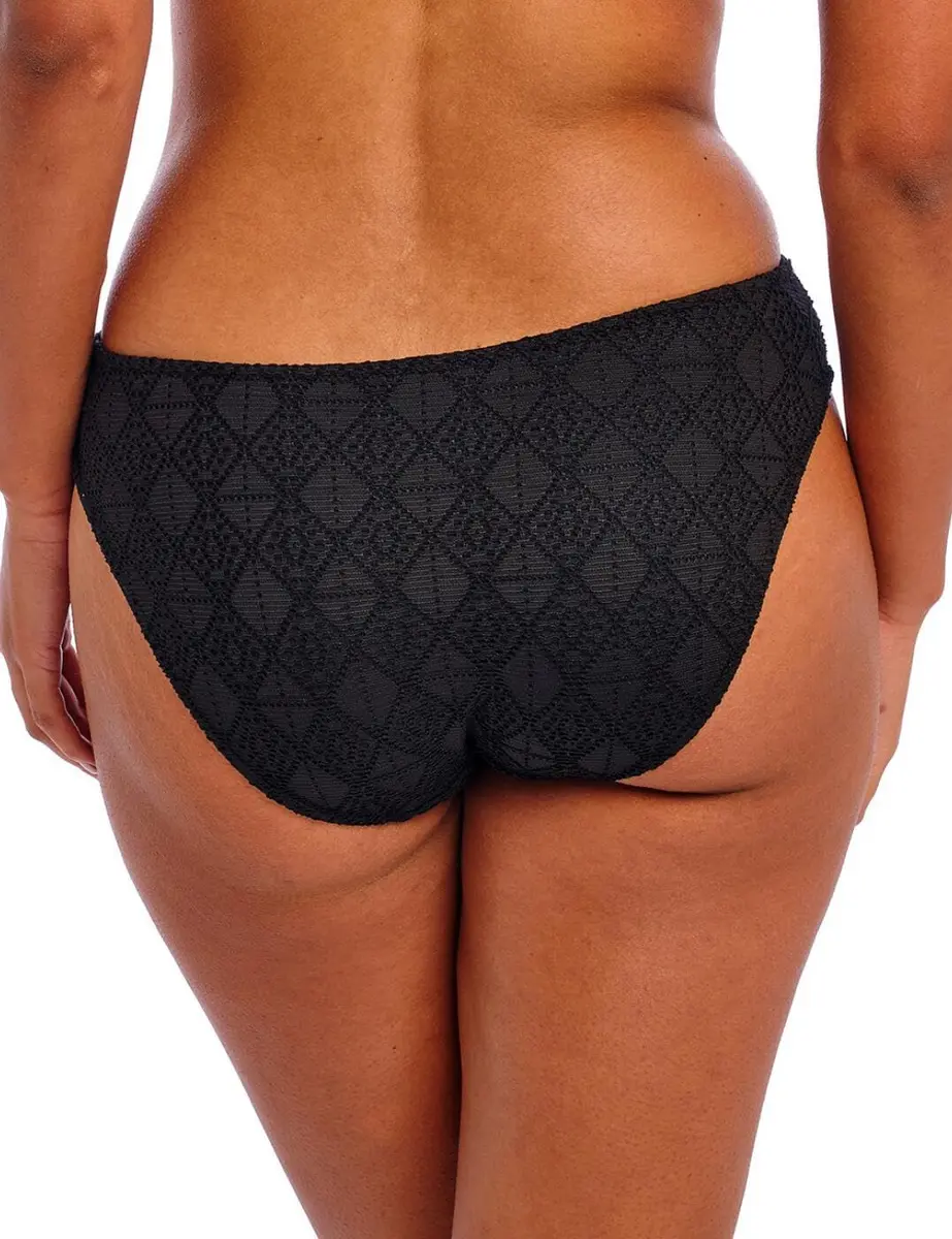 Freya Swim Women's Nomad Nights Bikini Bottom | Flattering Low Rise, Black, Polyester Blend (Large) - view 2