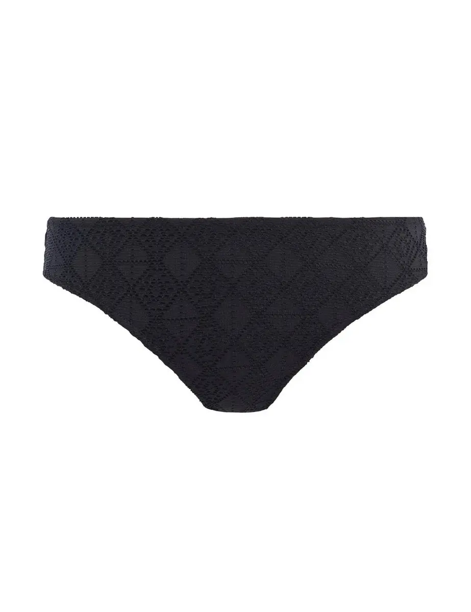 Freya Swim Women's Nomad Nights Bikini Bottom | Flattering Low Rise, Black, Polyester Blend (Large) - view 4