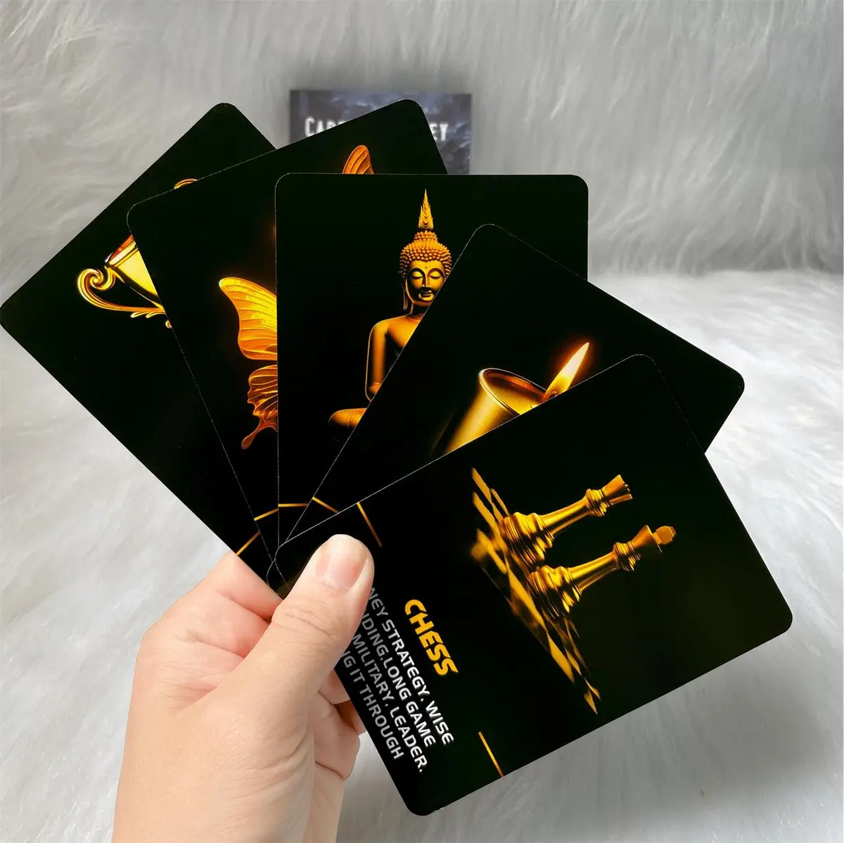 ZHQGYN Manifest Success Career and Money Oracle Deck 3.42" x 4.72" | Law of Attraction Guidance - view 6