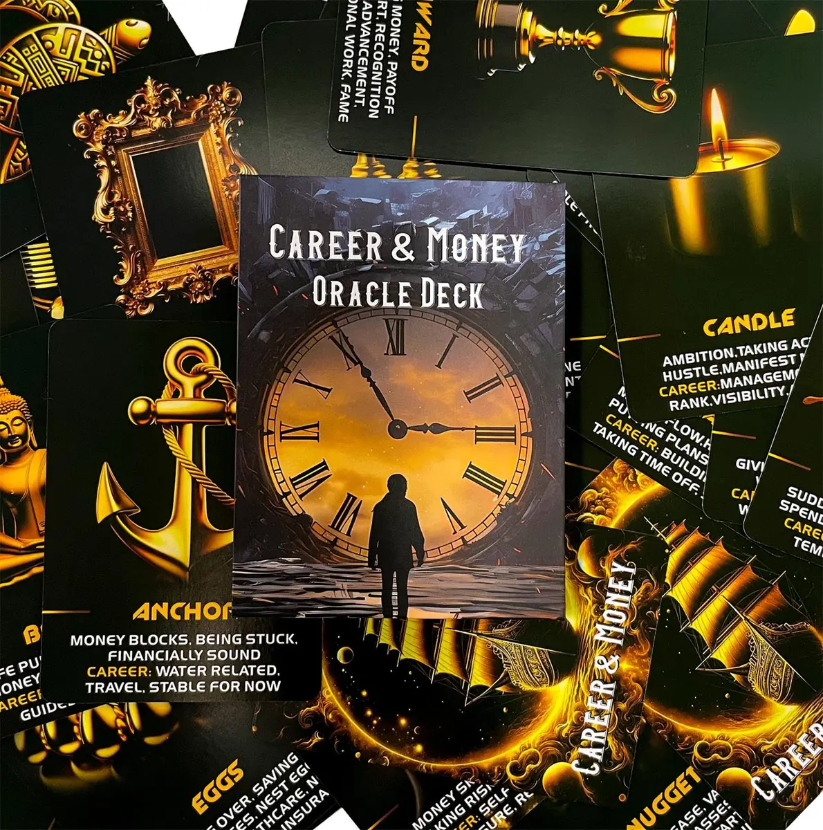 ZHQGYN Manifest Success Career and Money Oracle Deck 3.42" x 4.72" | Law of Attraction Guidance - view 7