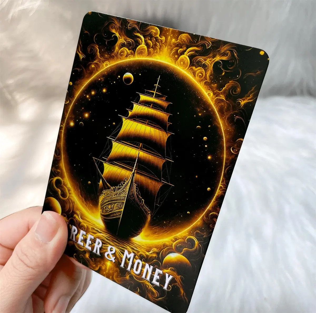 ZHQGYN Manifest Success Career and Money Oracle Deck 3.42" x 4.72" | Law of Attraction Guidance - view 9