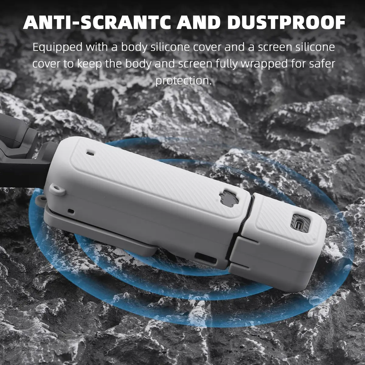BRDRC Pocket 3 Silicone Cover for DJI OSMO Pocket 3 | Scratch-Resistant & Stylish - view 9