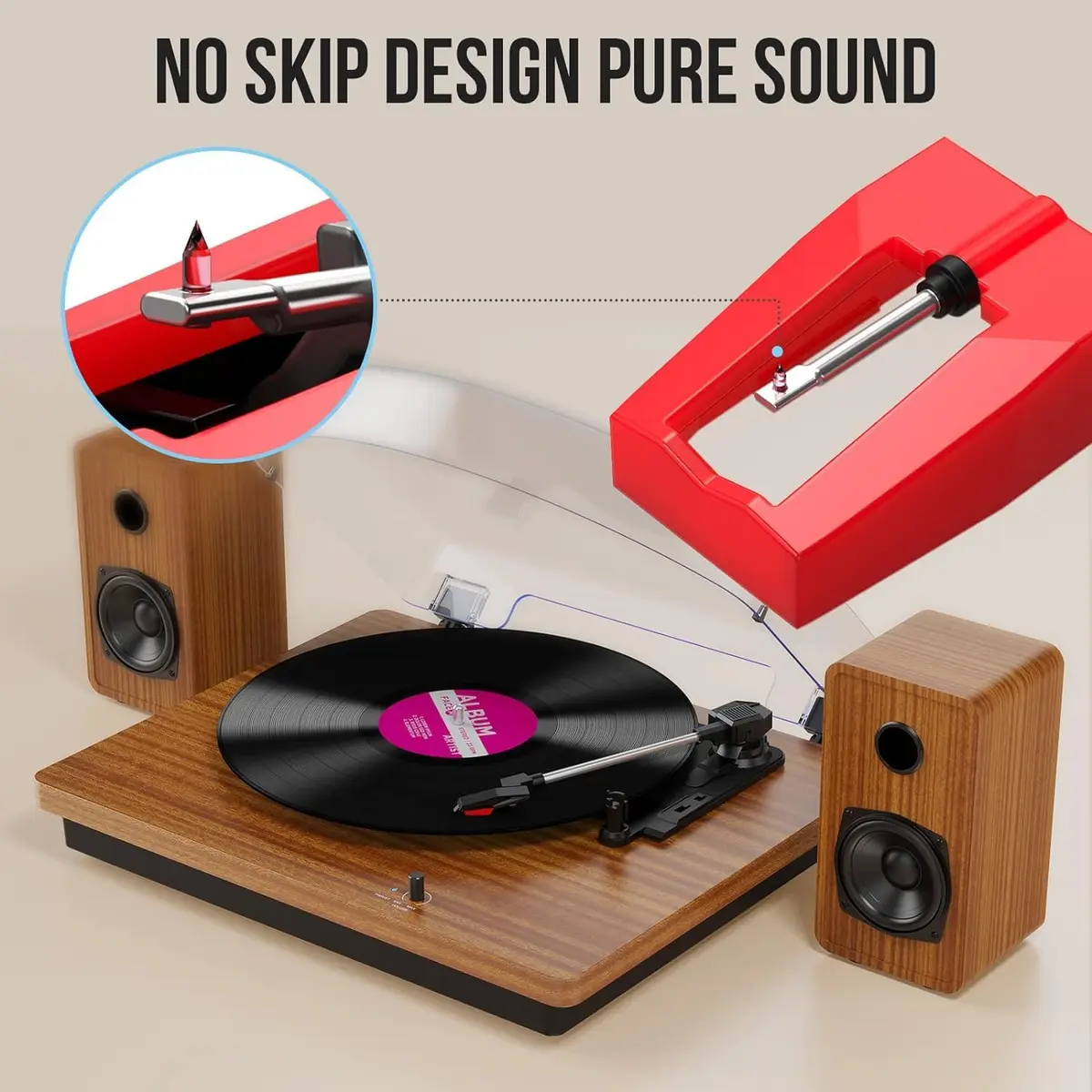 DIGITNOW Record Player Needle Replacement, 3 Pack | Universal Stylus for Vinyl LP & Phonograph - view 5