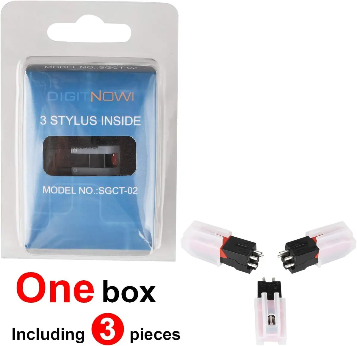 DIGITNOW Record Player Needle Replacement, 3 Pack | Universal Stylus for Vinyl LP & Phonograph - view 7