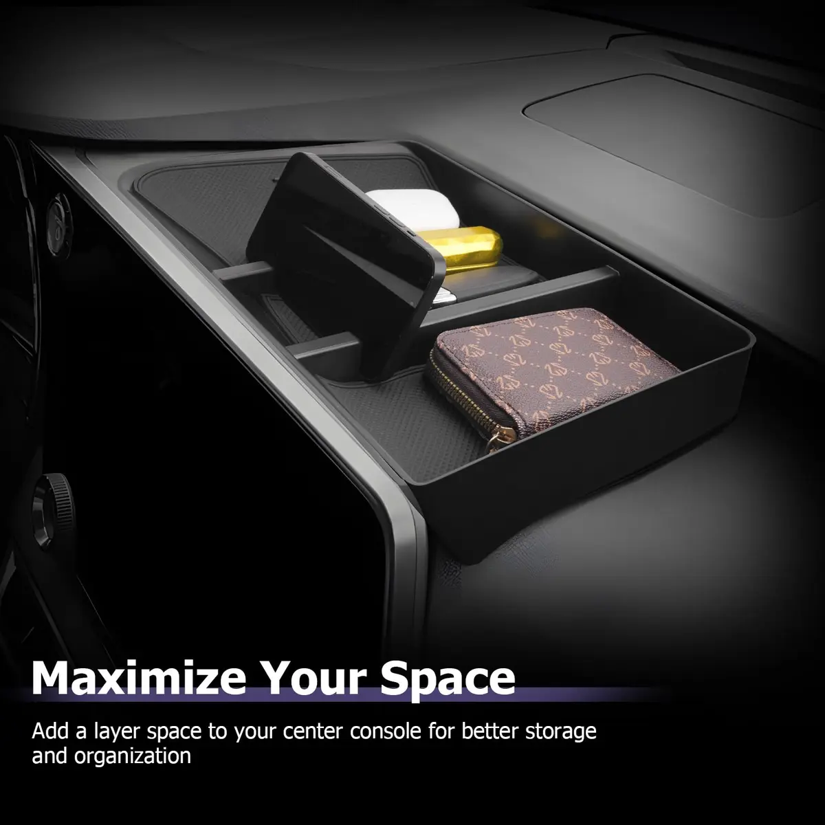 LUWU Dashboard Console Organizer for 2023-2026 Lexus RX350 RX450H RX500H | Maximize Storage & Keep Tidy - view 3