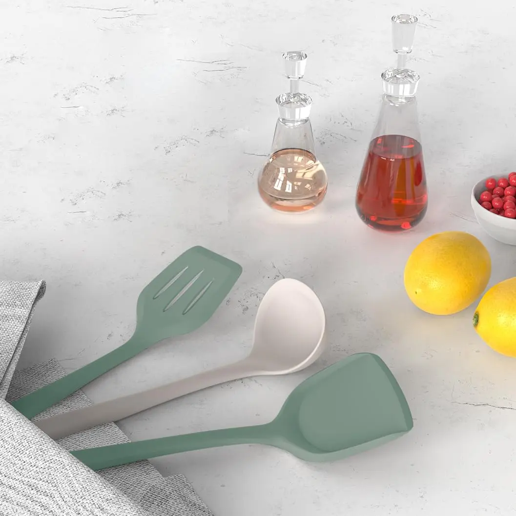 AOTHOD Silicone Cooking Utensils Set - Heat Resistant 446°F | BPA Free Kitchen Gadgets - view 5