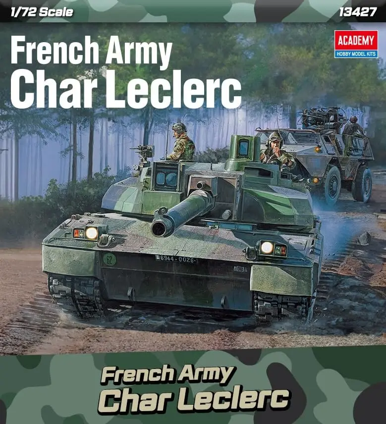 Academy 1/72 France Leclerc Plastic Model Kit | Precision Military Vehicle Assembly (70-120 chars) - view 6