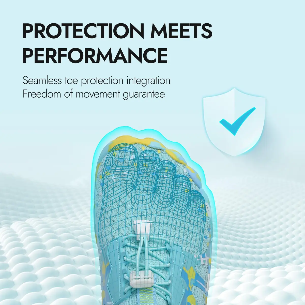 ATHMILE Water Shoes for Women Men Beach Swim Pool Quick Dry | Anti-slip Rubber Sole, Breathable Elastic Upper, Unisex, Low Top - view 6