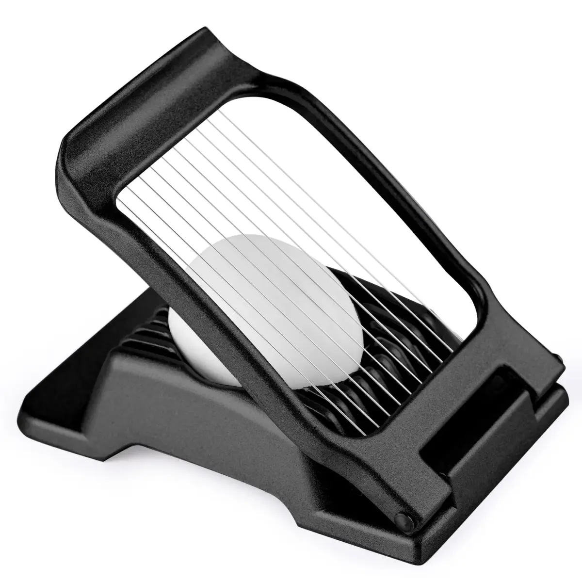 REDSETS Multipurpose Heavy Duty Aluminium Egg Slicer with Stainless Steel Wire | Slices 11 Egg Pieces - main product image