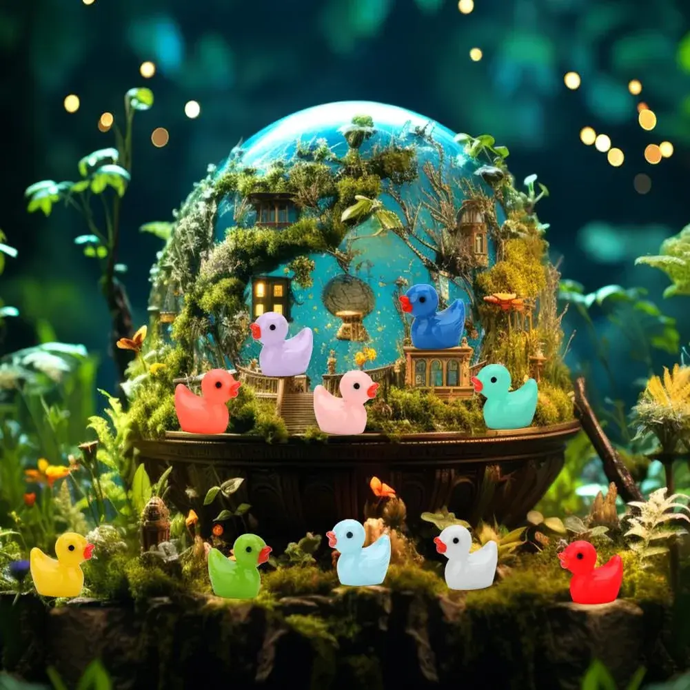 GWAHSA Mini Ducks 240pcs (0.6 inch) | Colorful Resin Figurines for Crafts & Decor - view 6