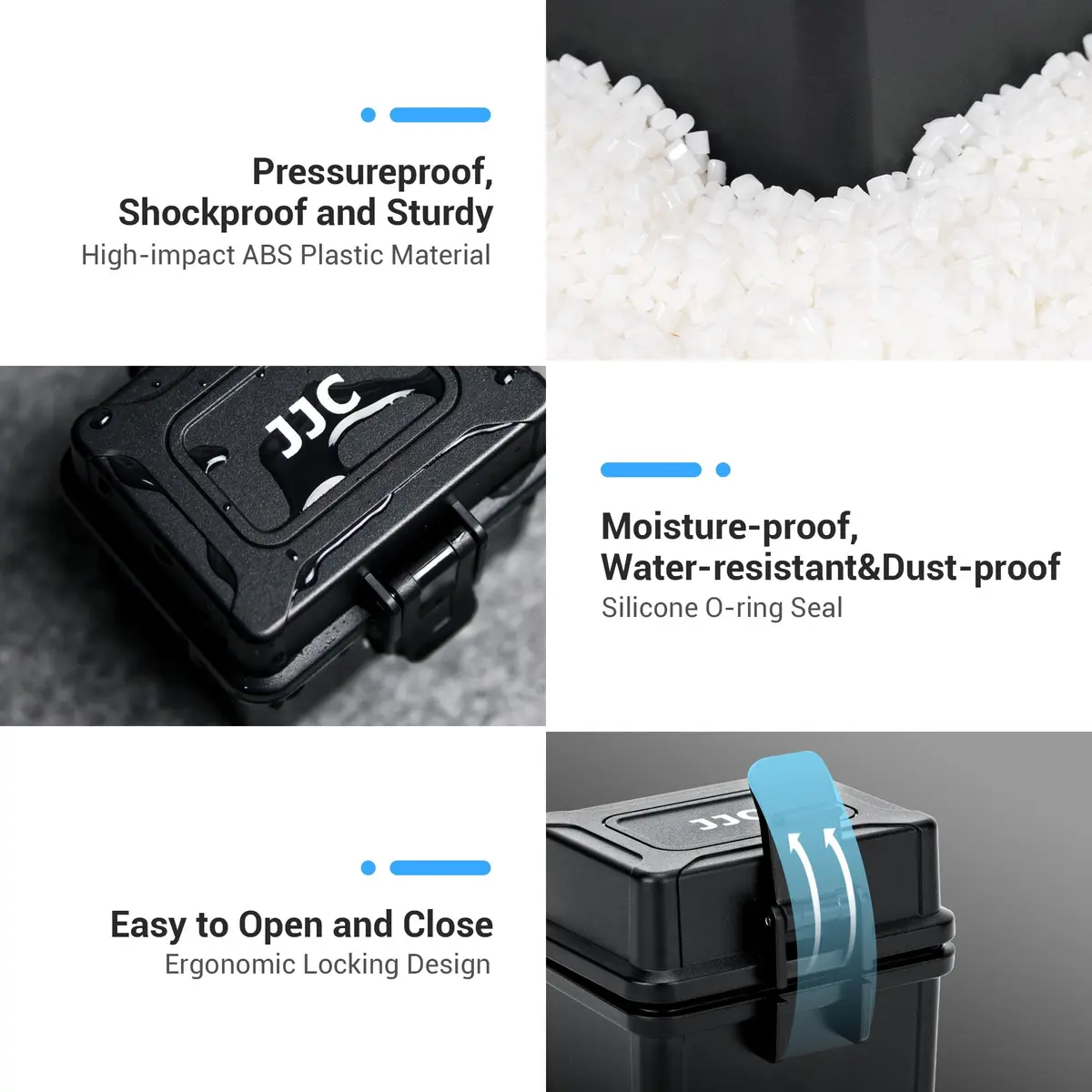 JJC Battery & SD Card Case Water-Resistant Shockproof Storage Box for Lithium Batteries & Memory Cards - view 4