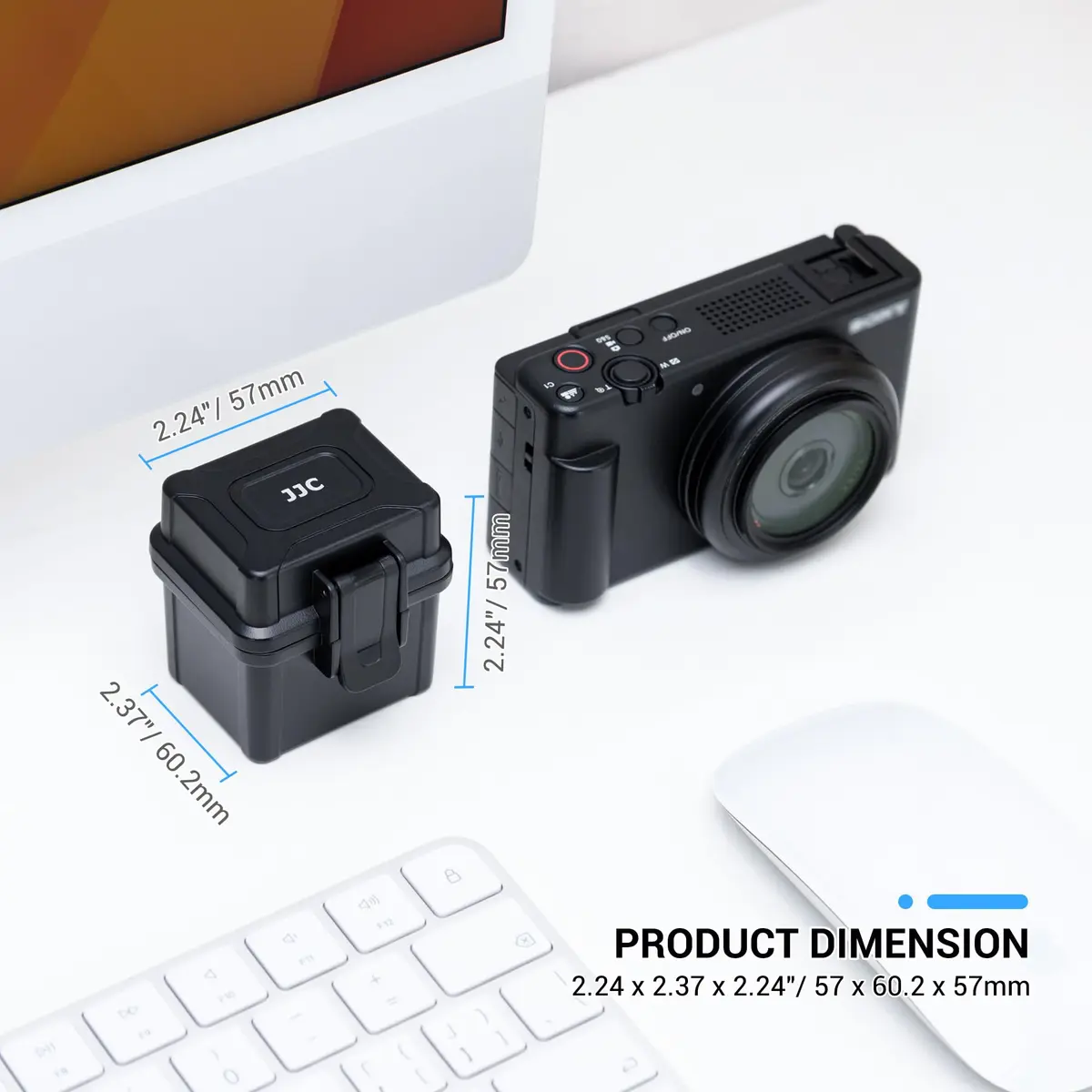 JJC Battery & SD Card Case Water-Resistant Shockproof Storage Box for Lithium Batteries & Memory Cards - view 5