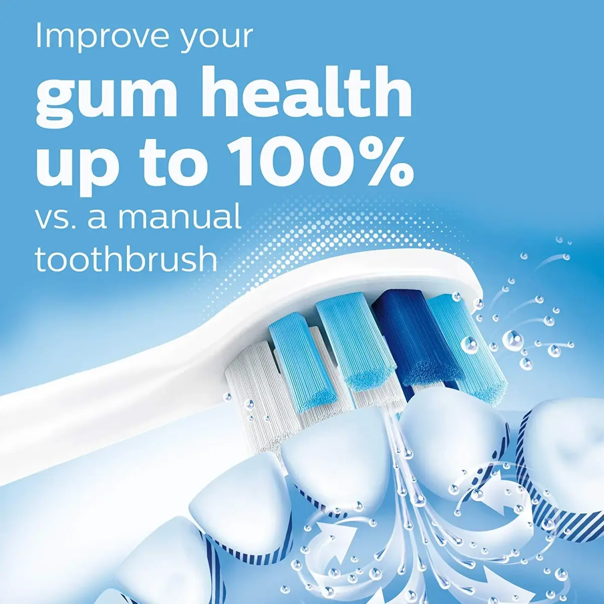 Philips Sonicare Cordless Power Flosser 3000 Mint & ProtectiveClean 5300 Electric Toothbrush | Healthier Gums & Cleaner Teeth - view 6