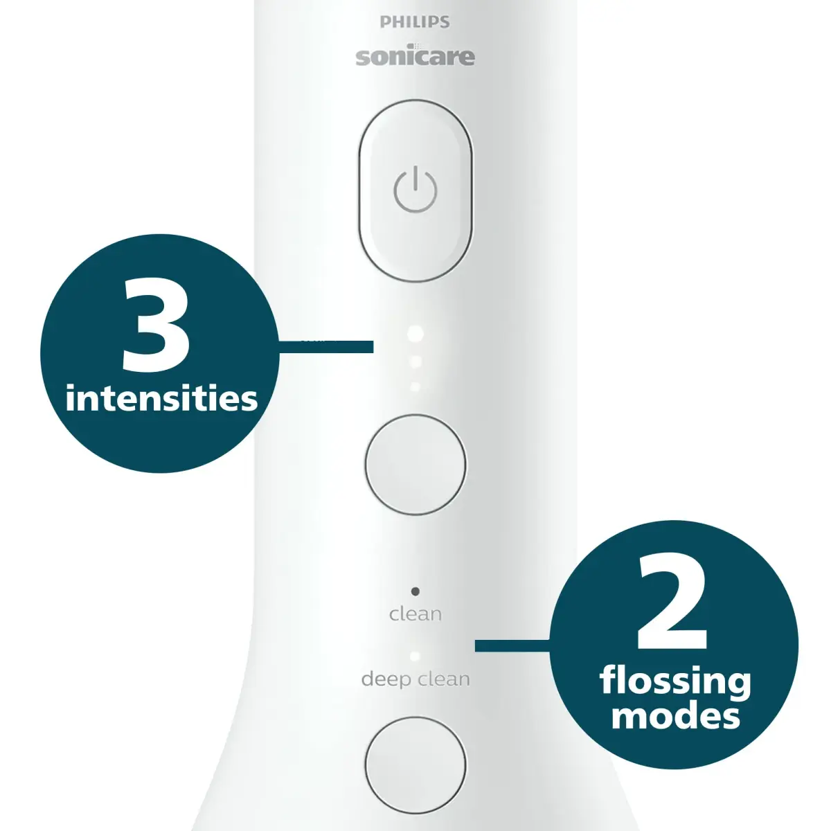 Philips Sonicare Cordless Power Flosser 3000 & ProtectiveClean 5300 Electric Toothbrush Set | 14-Day Battery Life & 3 Brushing Modes - view 4