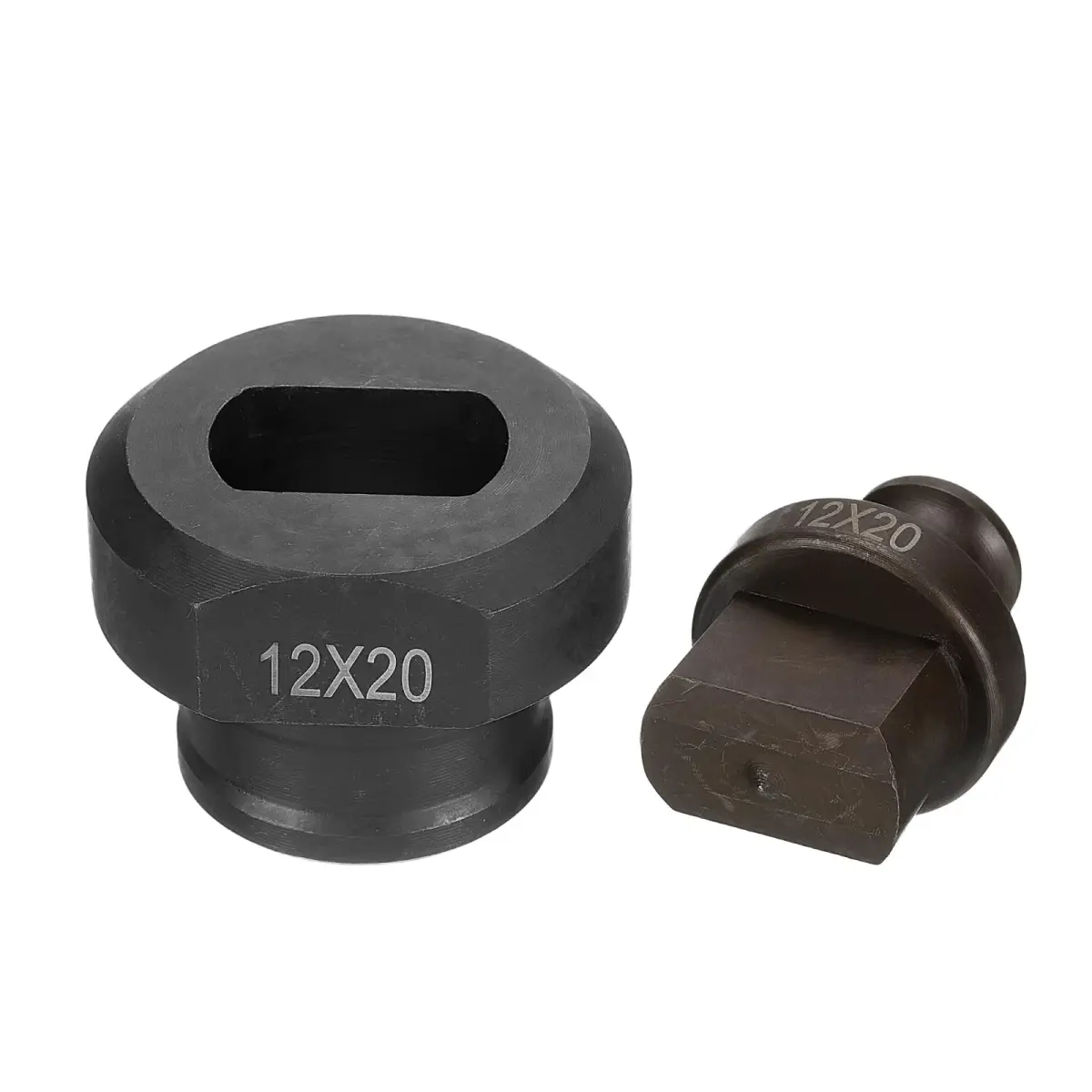 HARFINGTON Hydraulic Hole Punch Die 12x20mm Oval Hole Kit | Precise Metal Punching for Angle Steel - view 3