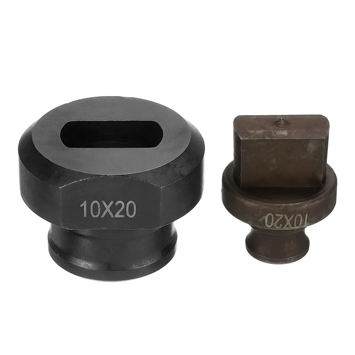 HARFINGTON Hydraulic Hole Punch Die 10x20mm Oval Hole Electric Hydraulic Punching Kit | Precise Oval Hole Punch for Metal & Steel - main product image