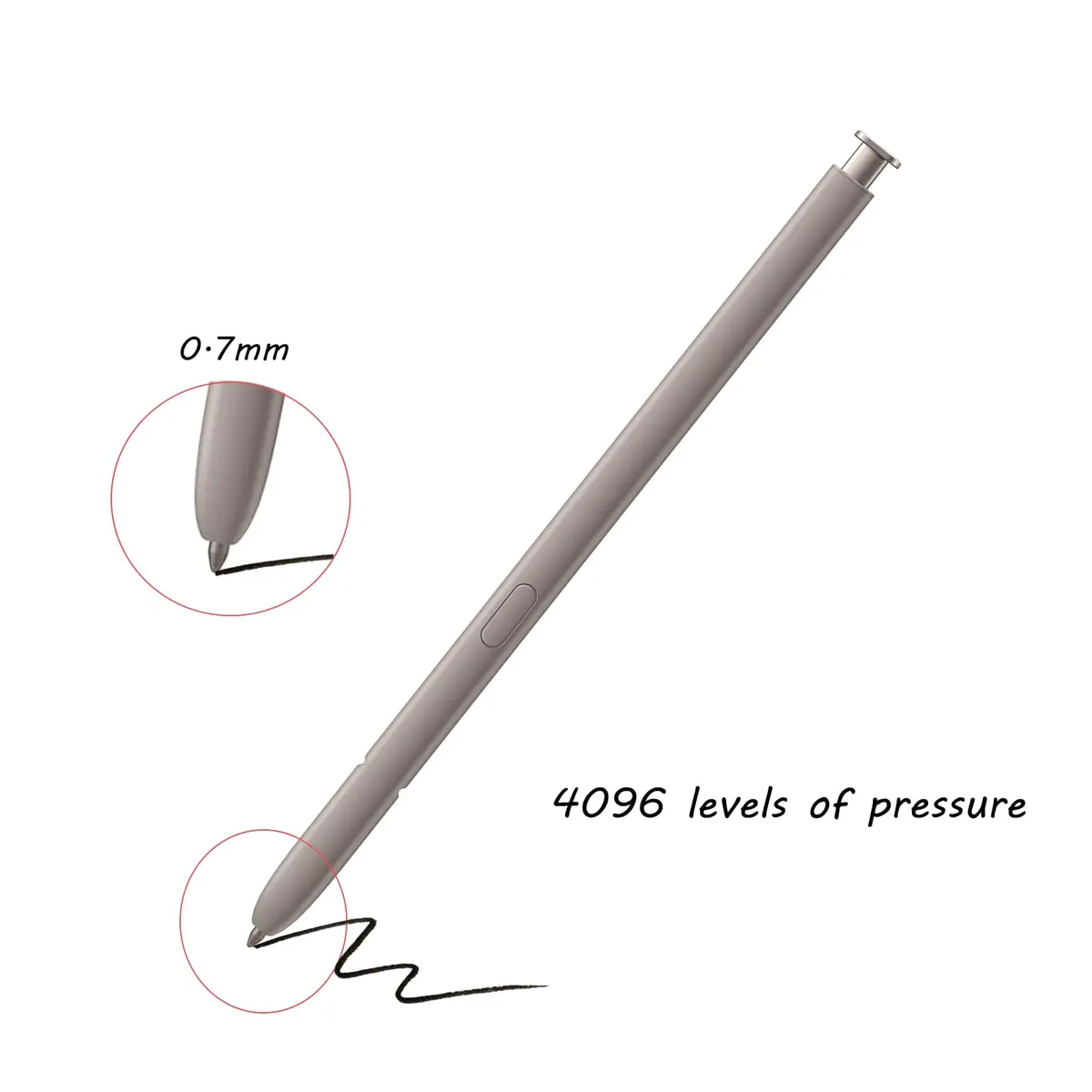 LiXiongBao S24 Ultra S Pen Replacement Stylus for Samsung Galaxy S24 Ultra, Violet (1 Pack) - view 3