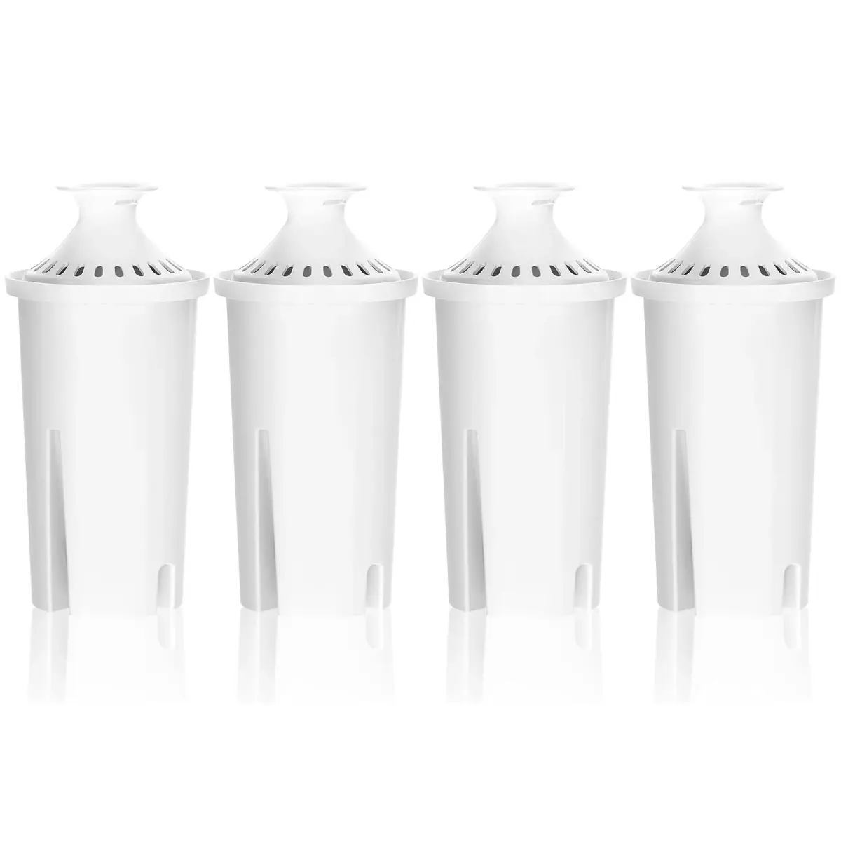 Overbest Pitcher Water Filter Replacement 4 Count (1.89 L / 64 Fl Oz) | NSF Certified for Chlorine Reduction - main product image