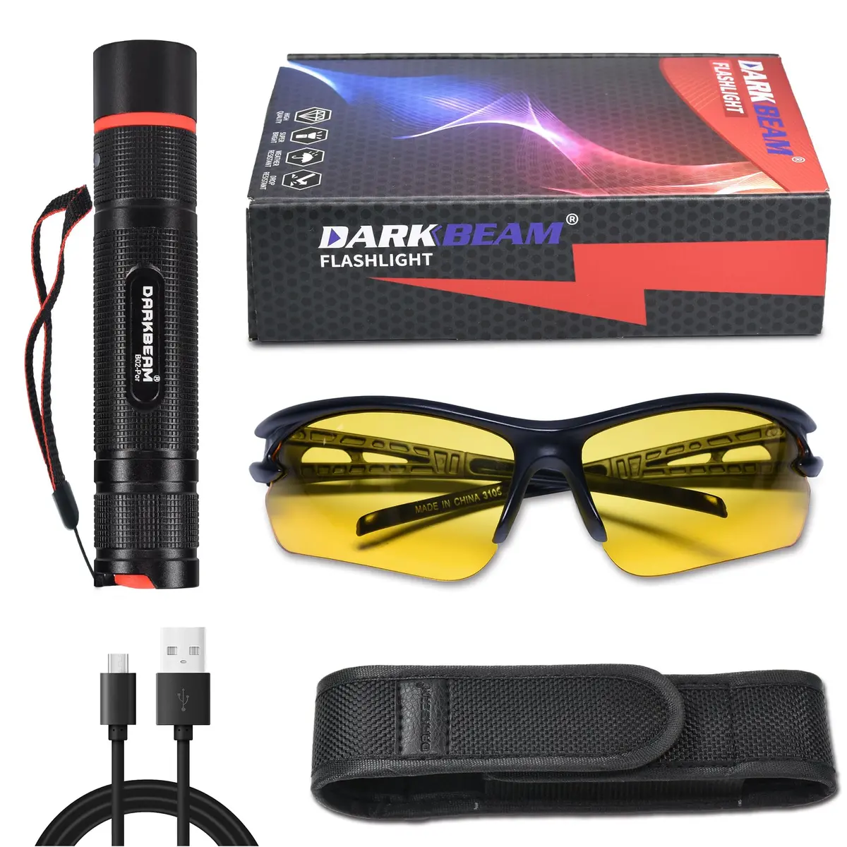 DARKBEAM UV Flashlight 365nm Black Light Woods Lamp | Portable Pet Urine & Currency Detector - view 9