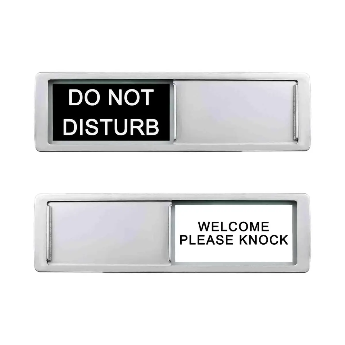 LoYinLo Do Not Disturb Sign 18cm x 5cm | Clear Privacy Indicator for Offices and Homes - main product image