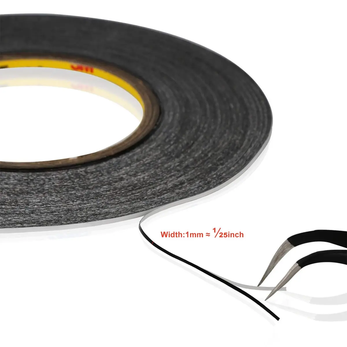 Kaisiking 1mm x 50M LCD Repair Tape Thin Double Sided Tape | Waterproof, Strong Adhesion, High Tensile (70-120 chars) - view 2