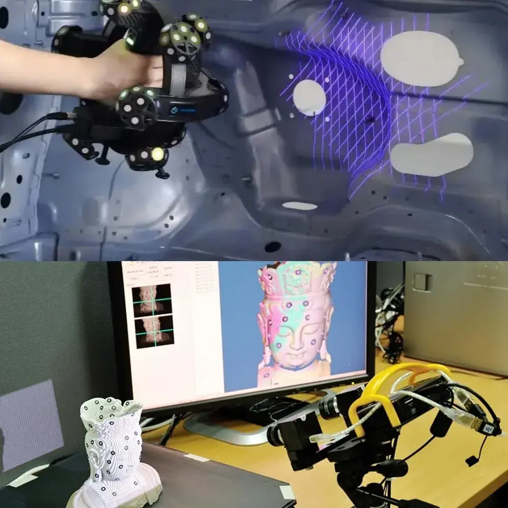 LEDGM 800 pcs 6mm Tracking Dots Reference Point Markers | For 3D Scanning & 3D Scanners - view 4