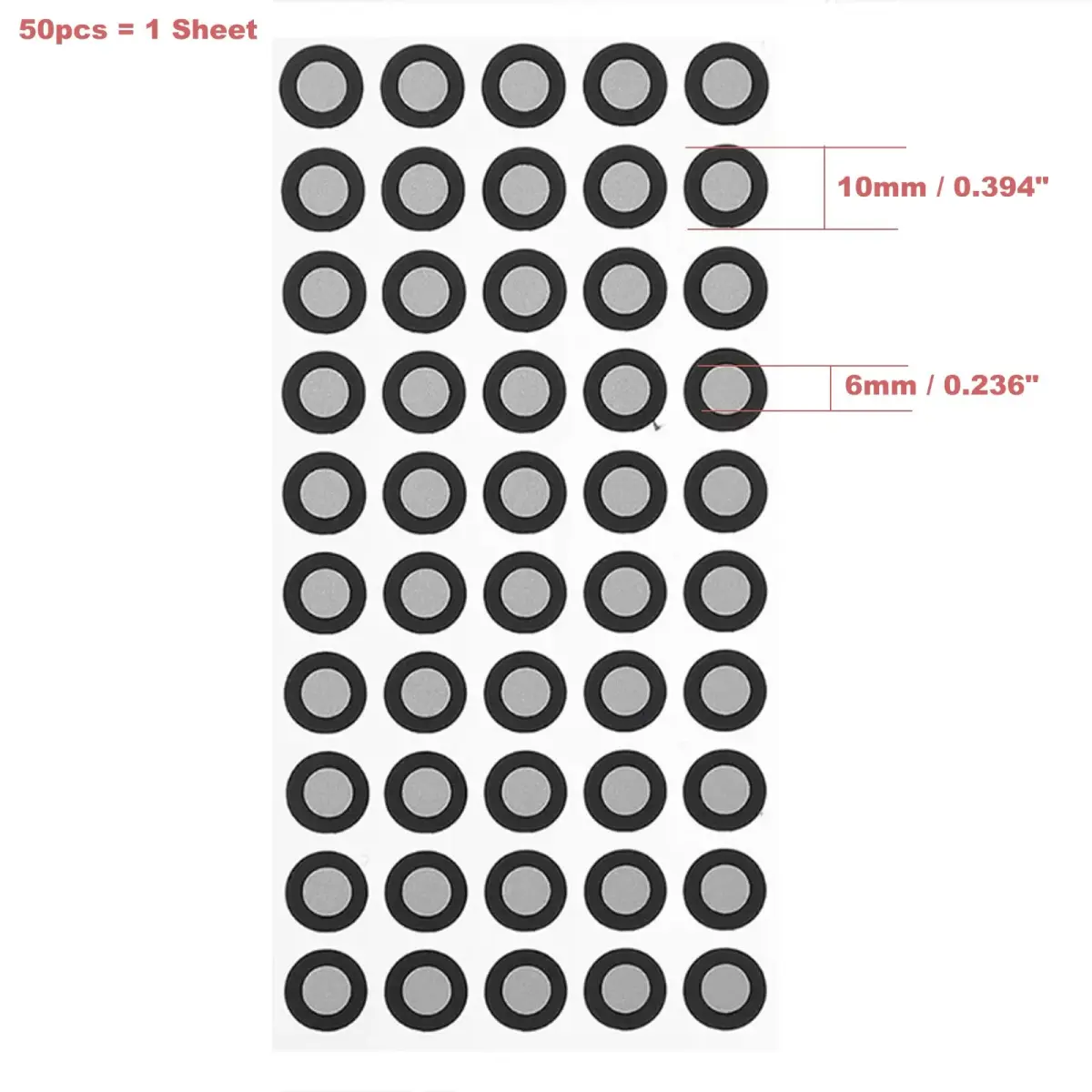 LEDGM 800 pcs 6mm Tracking Dots Reference Point Markers | For 3D Scanning & 3D Scanners - view 2