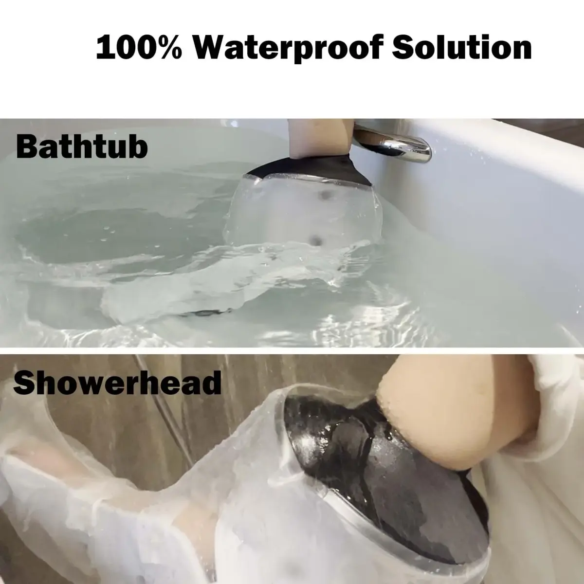 CIVJET Full Arm Cast Cover for Shower, Waterproof Cast Protector for Elbow, Upper Arm, Diameter 7.9" | FDA Approved Medical Grade Silicone - view 2