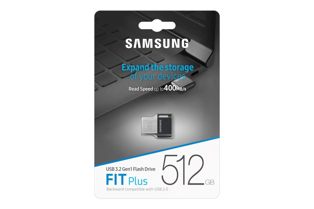 Samsung FIT Plus 512GB USB 3.2 Flash Drive Gunmetal Gray | Seamless Fit, Fast Transfer - view 9