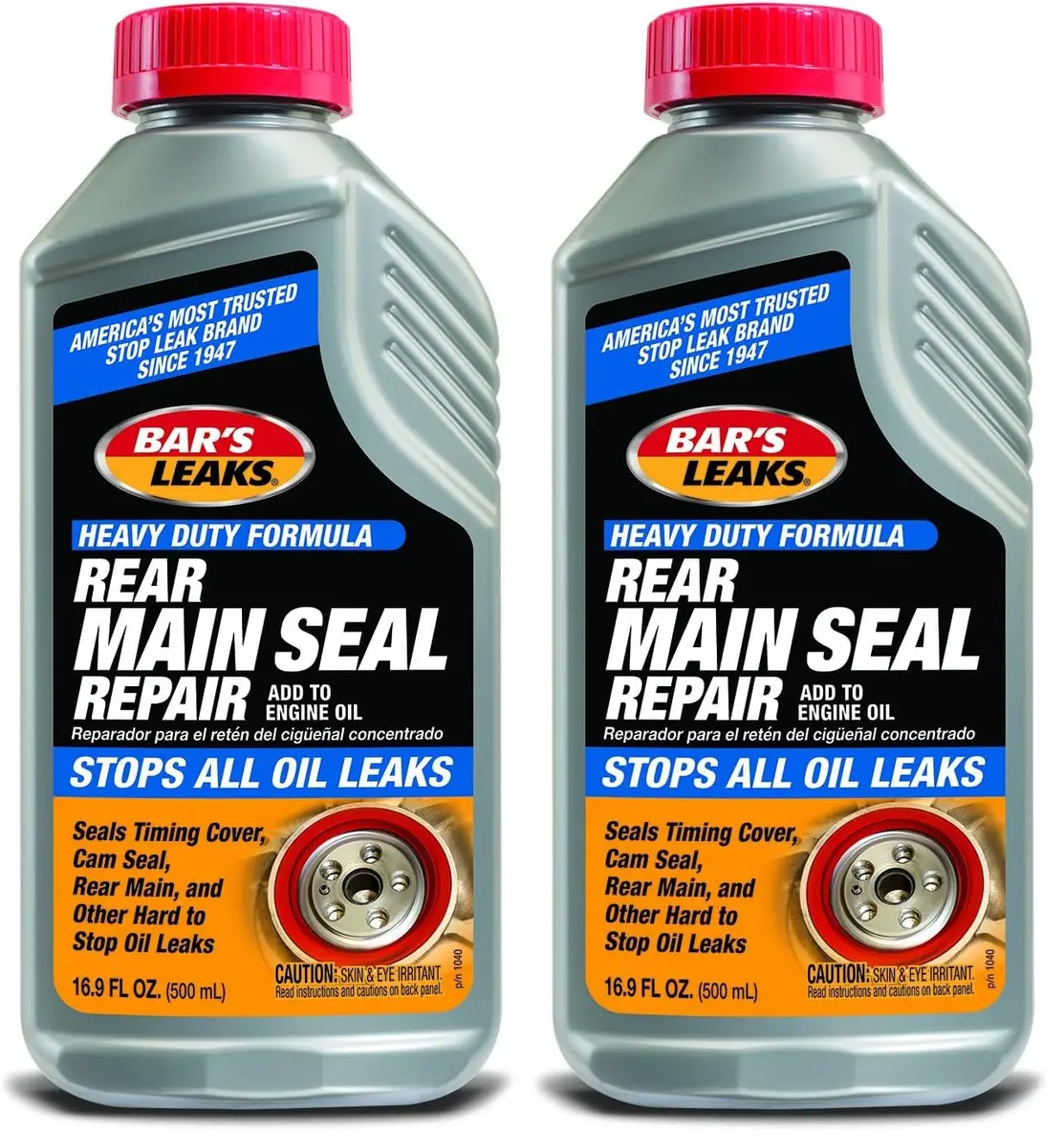 Bar's Leaks Rear Main Seal Repair Liquid 16.9 oz (338 oz Total) | Seals Oil Leaks in All Engines - main product image