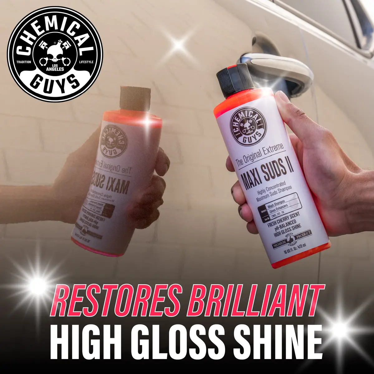 Chemical Guys Maxi-Suds II Foaming Car Wash Soap 946ml (32 fl oz) | Scratch-Free Shine for All Vehicles - view 8