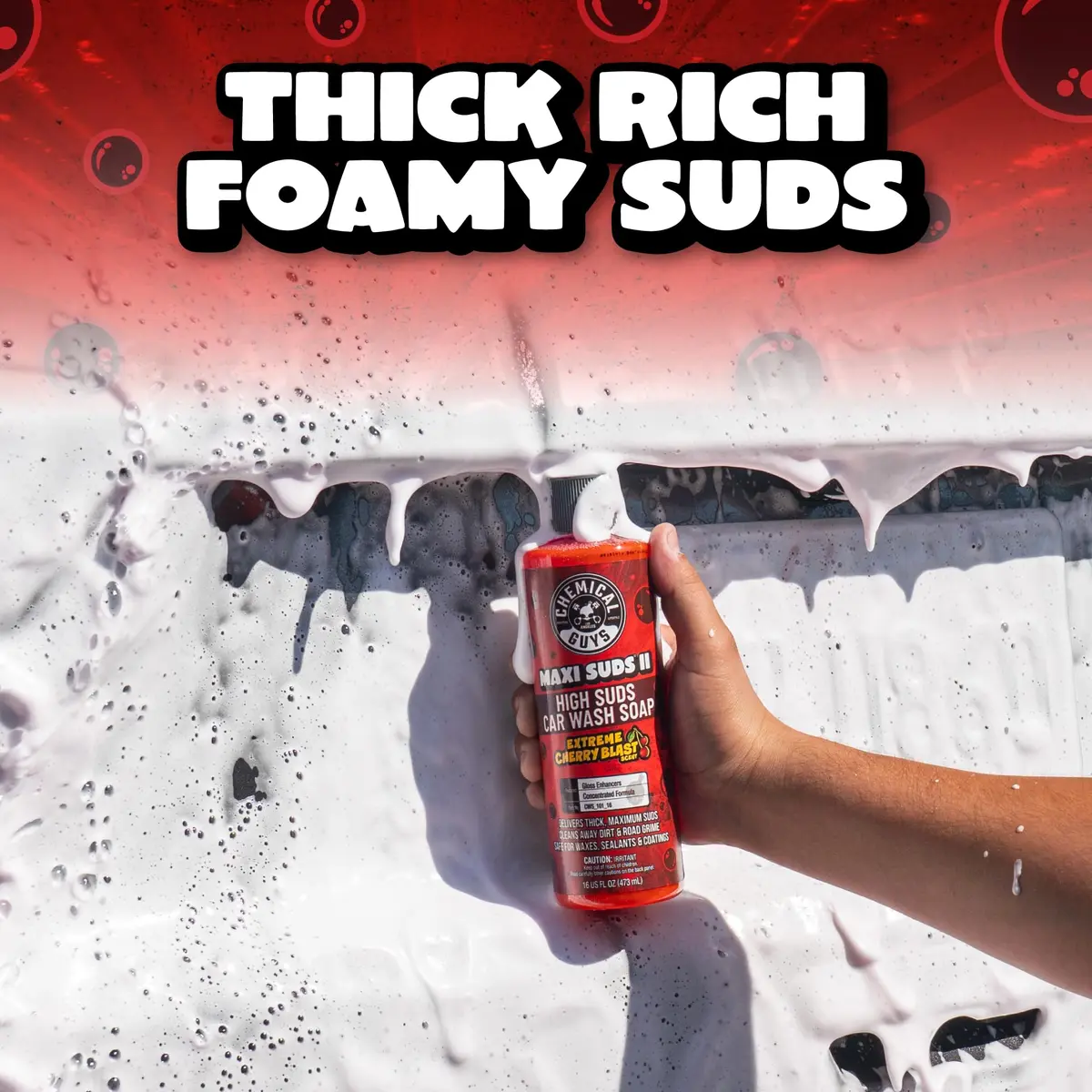 Chemical Guys Maxi-Suds II Foaming Car Wash Soap 946ml (32 fl oz) | Scratch-Free Shine for All Vehicles - view 2