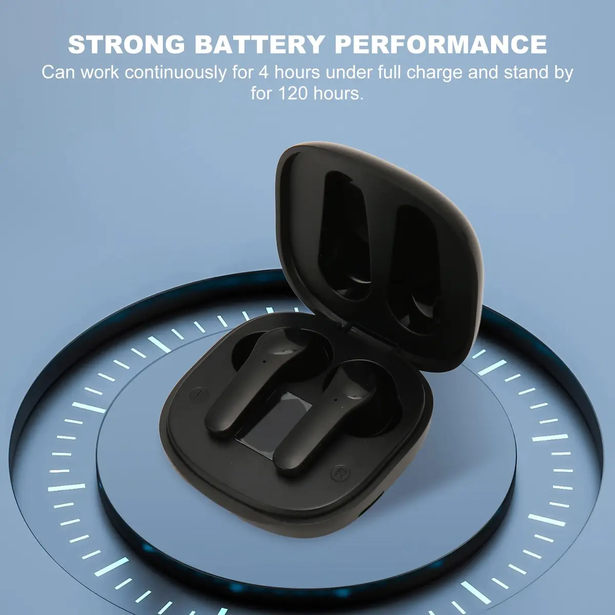 Yunir Translator Earbuds Bluetooth 74 Languages 70 Accents Real Time Simultaneous Translation with Charging Case | Black - view 6
