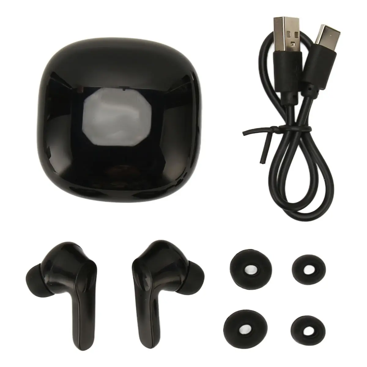 Yunir Translator Earbuds Bluetooth 74 Languages 70 Accents Real Time Simultaneous Translation with Charging Case | Black - view 7