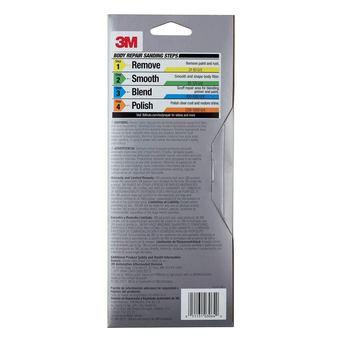 3M Performance 3000 Grit Sandpaper Sheet 8.98 in x 3.66 in (2-Pack) | Polishes Clear Coats for Refined Finishes - view 8
