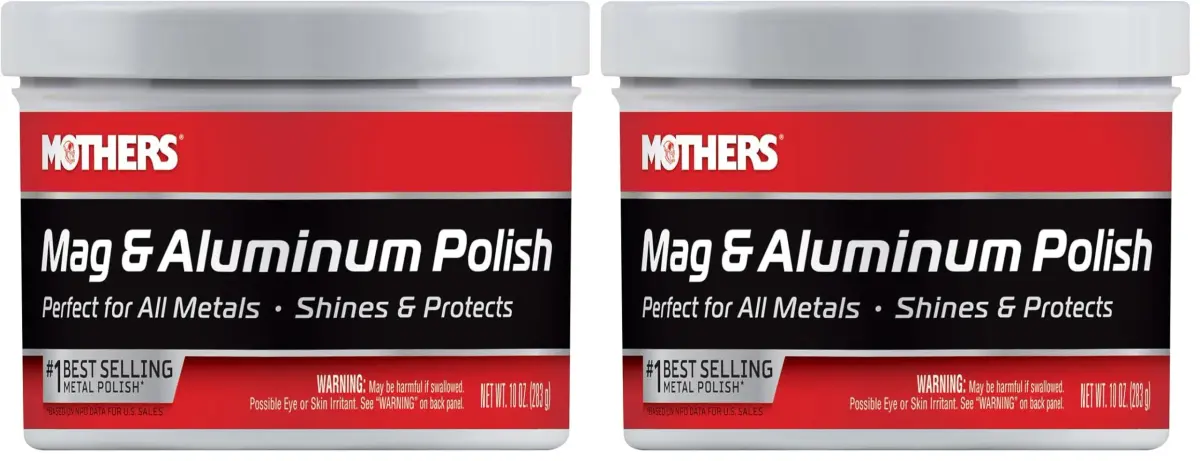 Mothers Mag & Aluminum Polish 20 oz (2 x 10 oz) | Brilliant Shine for All Metals - main product image