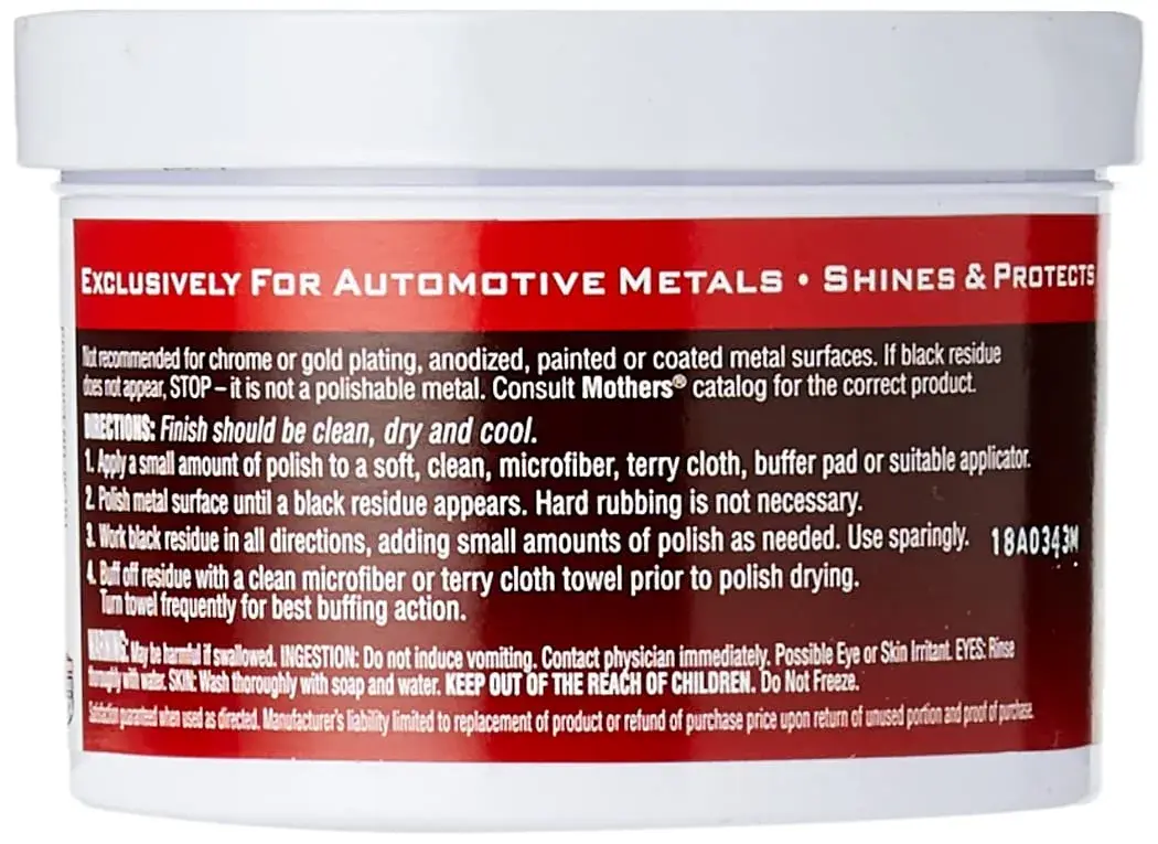 Mothers Mag & Aluminum Polish 20 oz (2 x 10 oz) | Brilliant Shine for All Metals - view 2