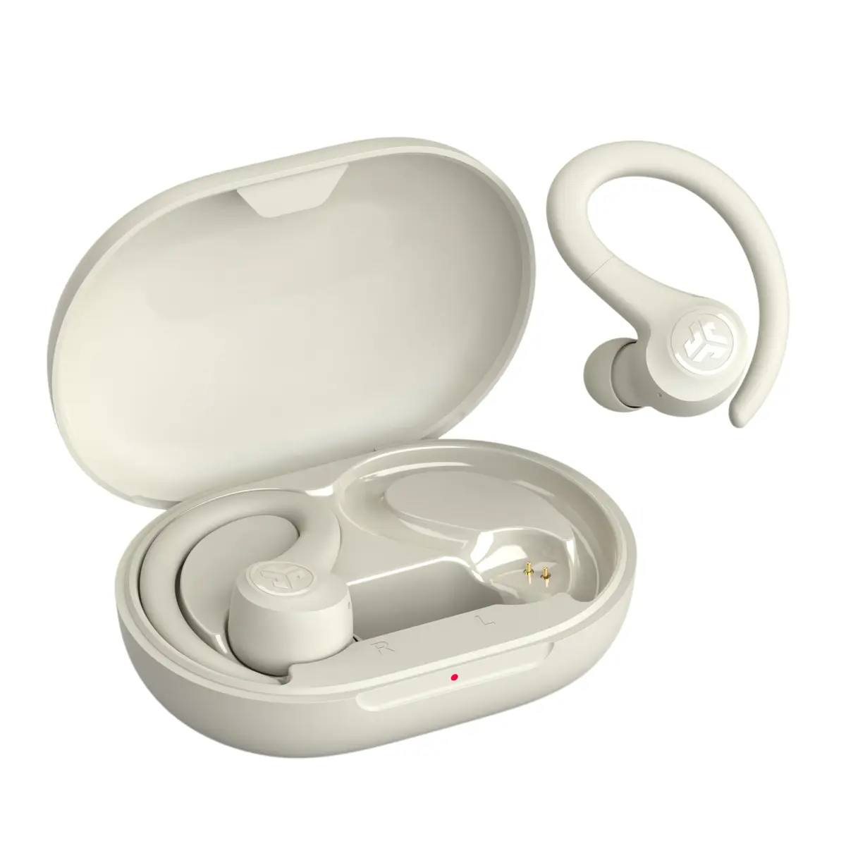 JLab Go Sport+ True Wireless Workout Earbuds, Bluetooth Sport Earbuds with Clear Calling & IP55 Rating, 35+ Hour Battery Life (Sand) - view 7