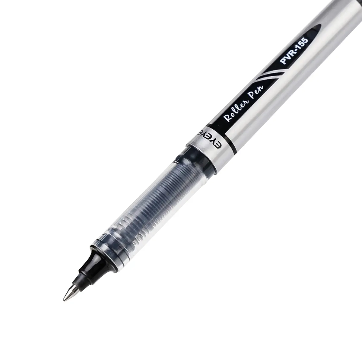 EYEYE Black Rollerball Pens Pack of 12 | 0.7mm Fine Point, Quick Dry, Liquid Ink - view 5