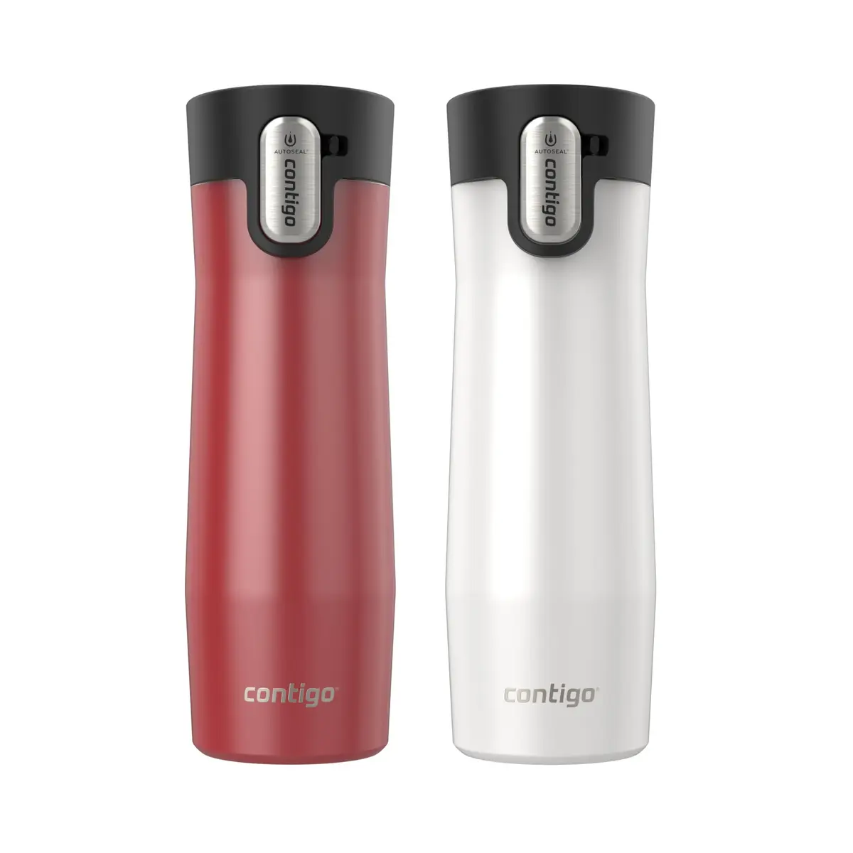 Contigo West Loop 20 oz Thermos Vacuum-Insulated Stainless Steel Travel Mug 2 Pack - main product image